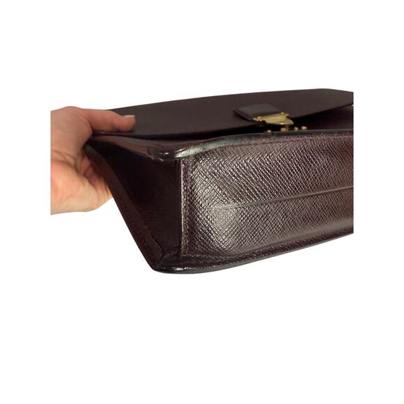 Louis Vuitton Taiga Serviet Business Bag Briefcase Used - Picture 5 of 11